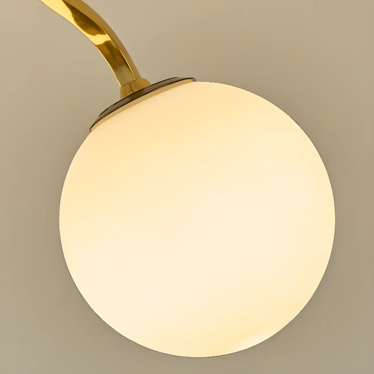 Modern White Glass Ball Chandelier with Adjustable Length  Image - 11