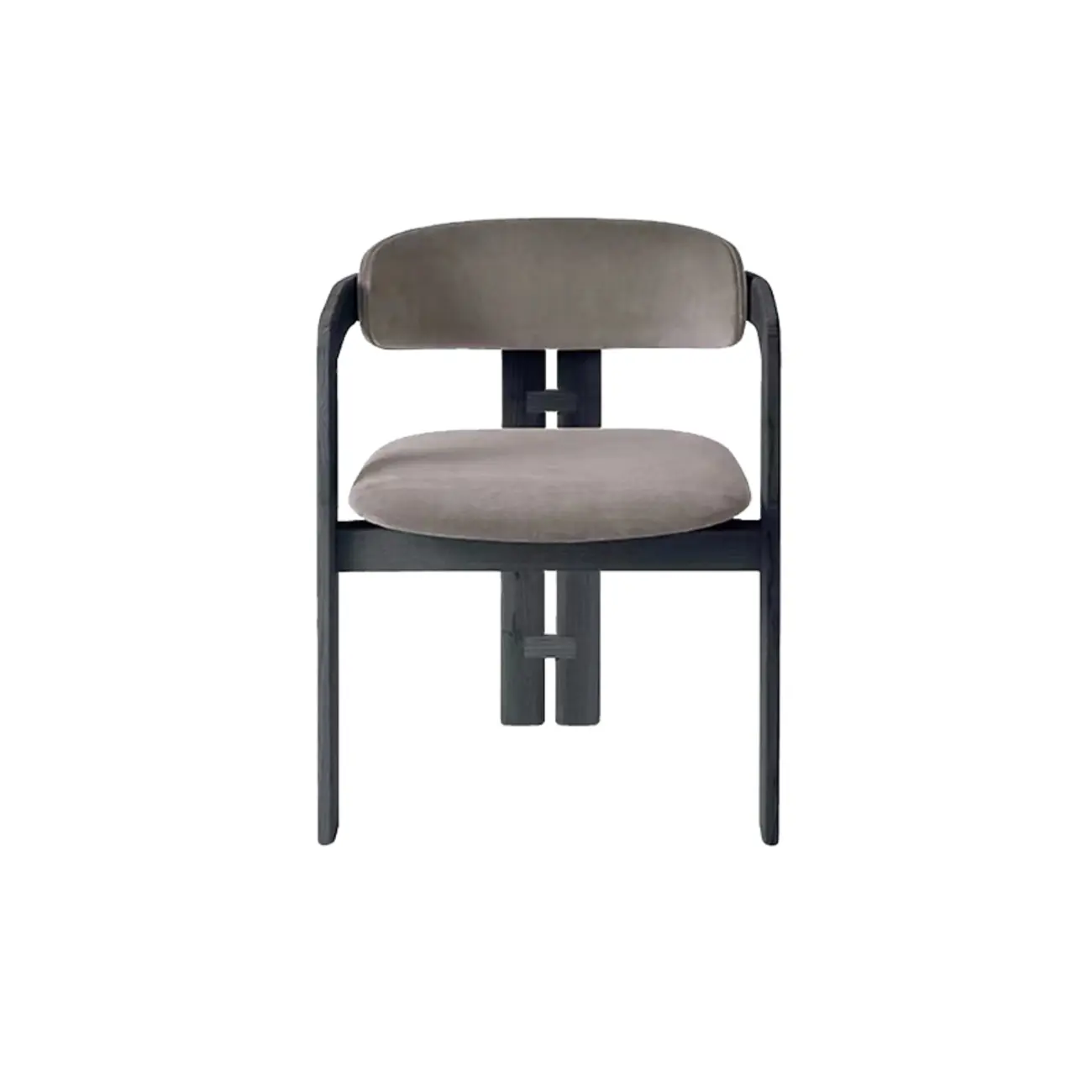 Modern Wooden Dining Chair with Upholstered and Armrests Image - 2 | homeyfad