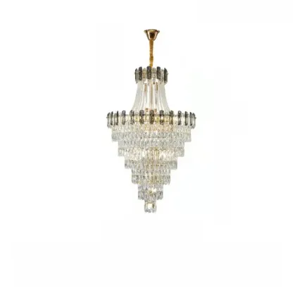 Luxury Long Crystal Chandelier for Elegant Interiors Image - 6