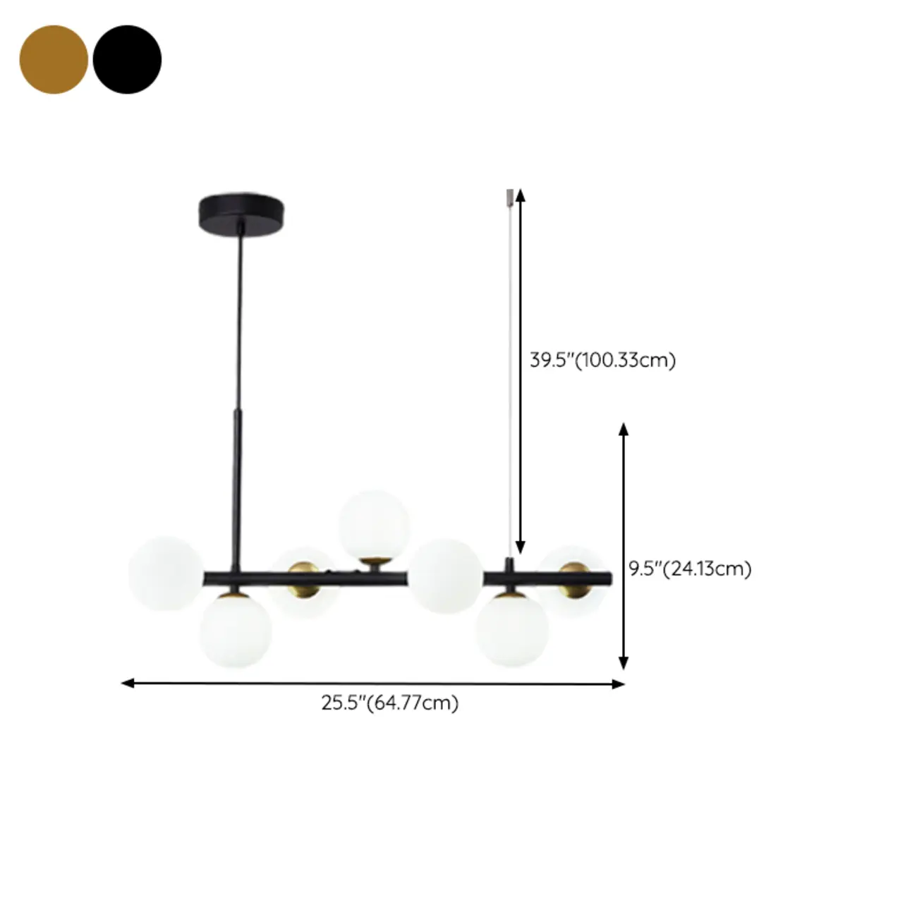 9 Lights Bi-pin Glass Globe Island Light with Direct Wired Electric Image - 34 | homeyfad