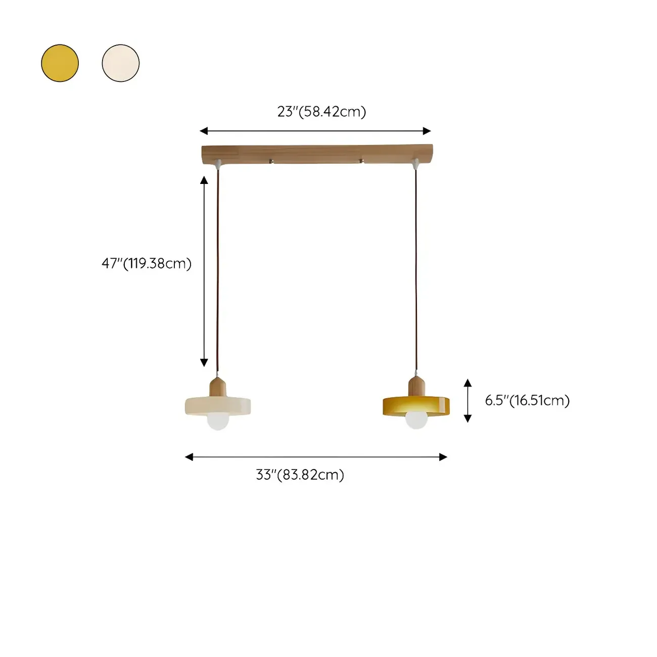 Elegant Cream Glass Round LED Pendant Lamp for Bedside Image - 15