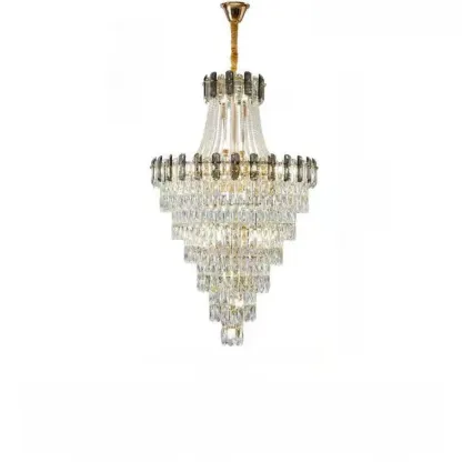 Luxury Long Crystal Chandelier for Elegant Interiors Image - 8