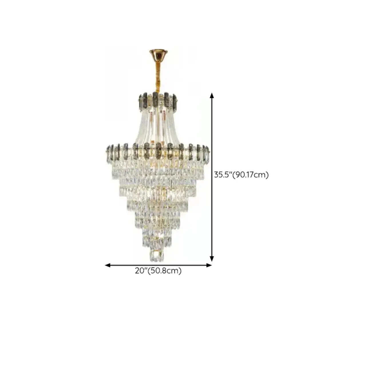Luxury Long Crystal Chandelier for Elegant Interiors Image - 14 | homeyfad