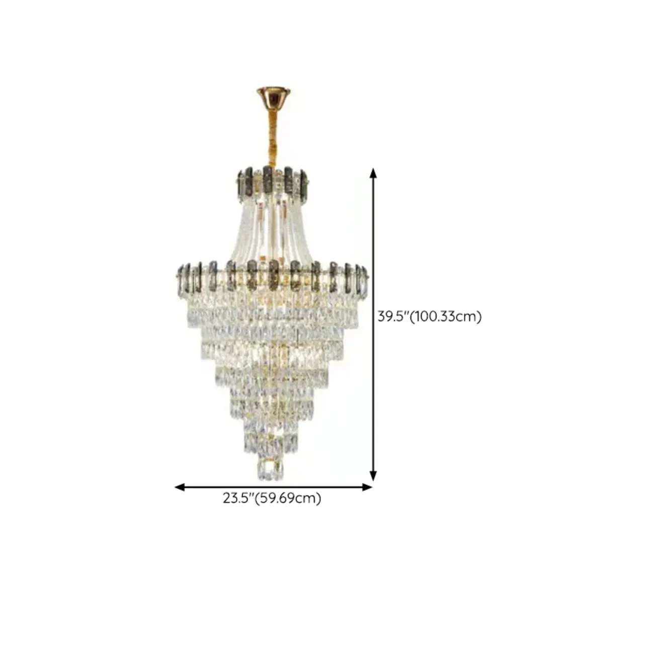 Luxury Long Crystal Chandelier for Elegant Interiors Image - 15 | homeyfad