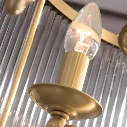 Modern 3-Light Crystal Round Chandelier with Flexible Height Image - 15