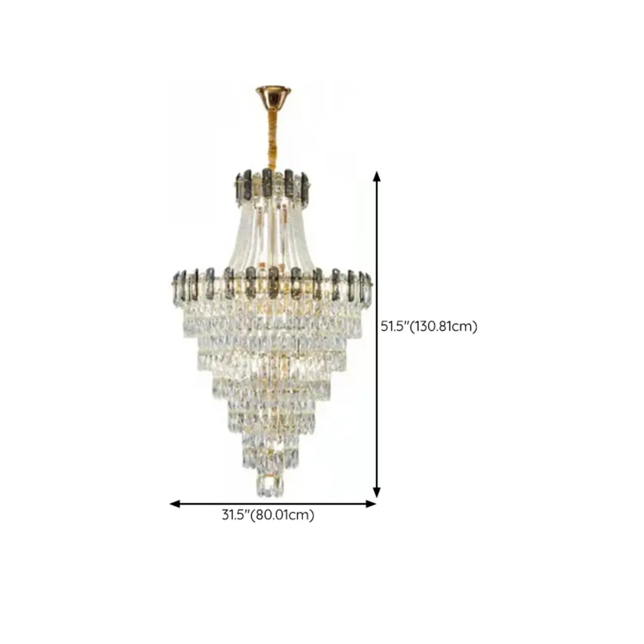 Luxury Long Crystal Chandelier for Elegant Interiors Image - 16 | homeyfad