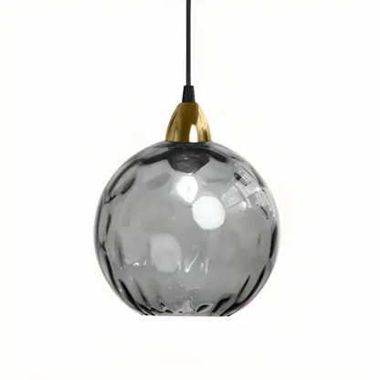 Artistic Stained Glass Globe Pendant Light for Dining Room Image - 6