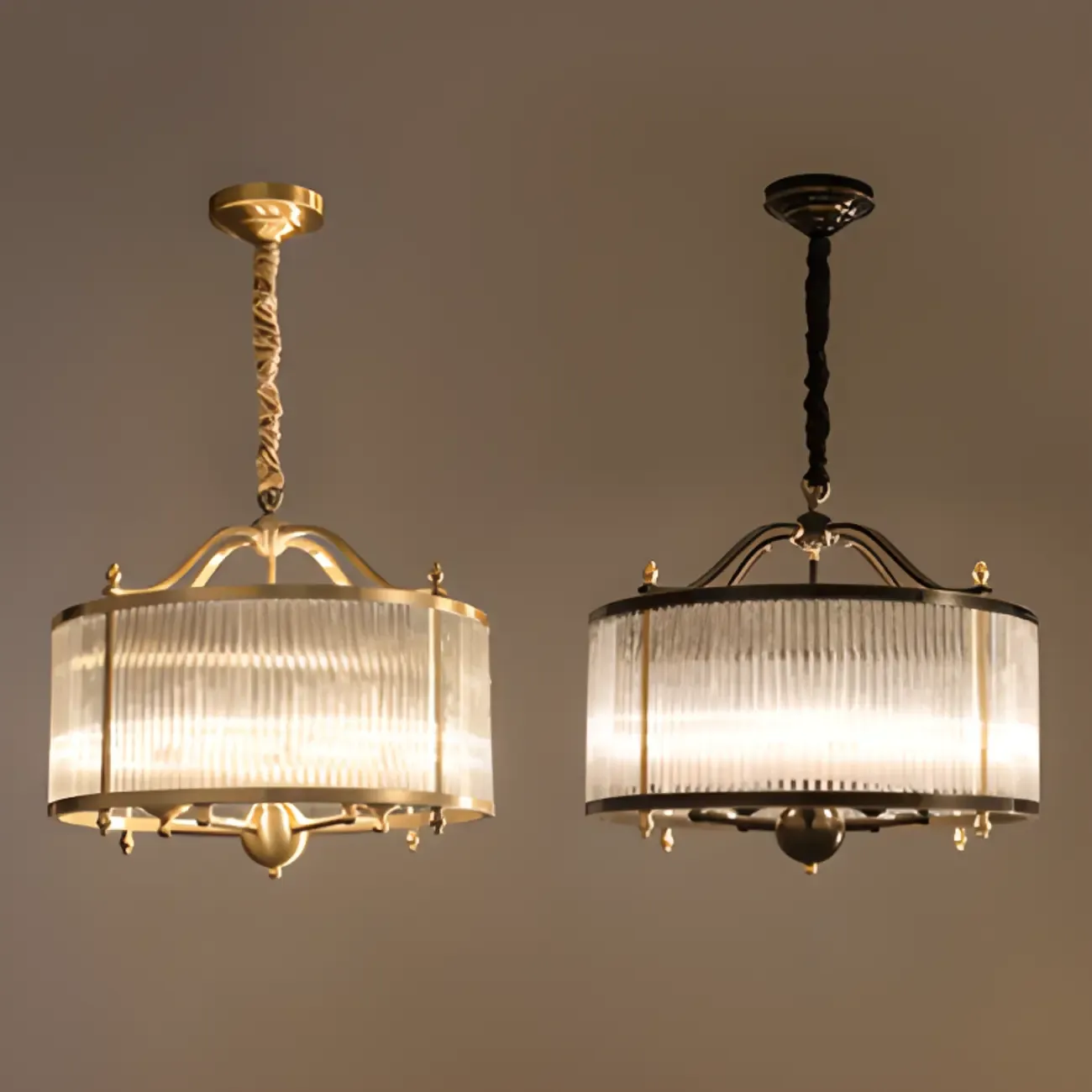 Modern 3-Light Crystal Round Chandelier with Flexible Height Image - 16
