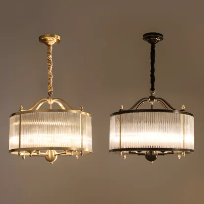 Modern 3-Light Crystal Round Chandelier with Flexible Height Image - 16