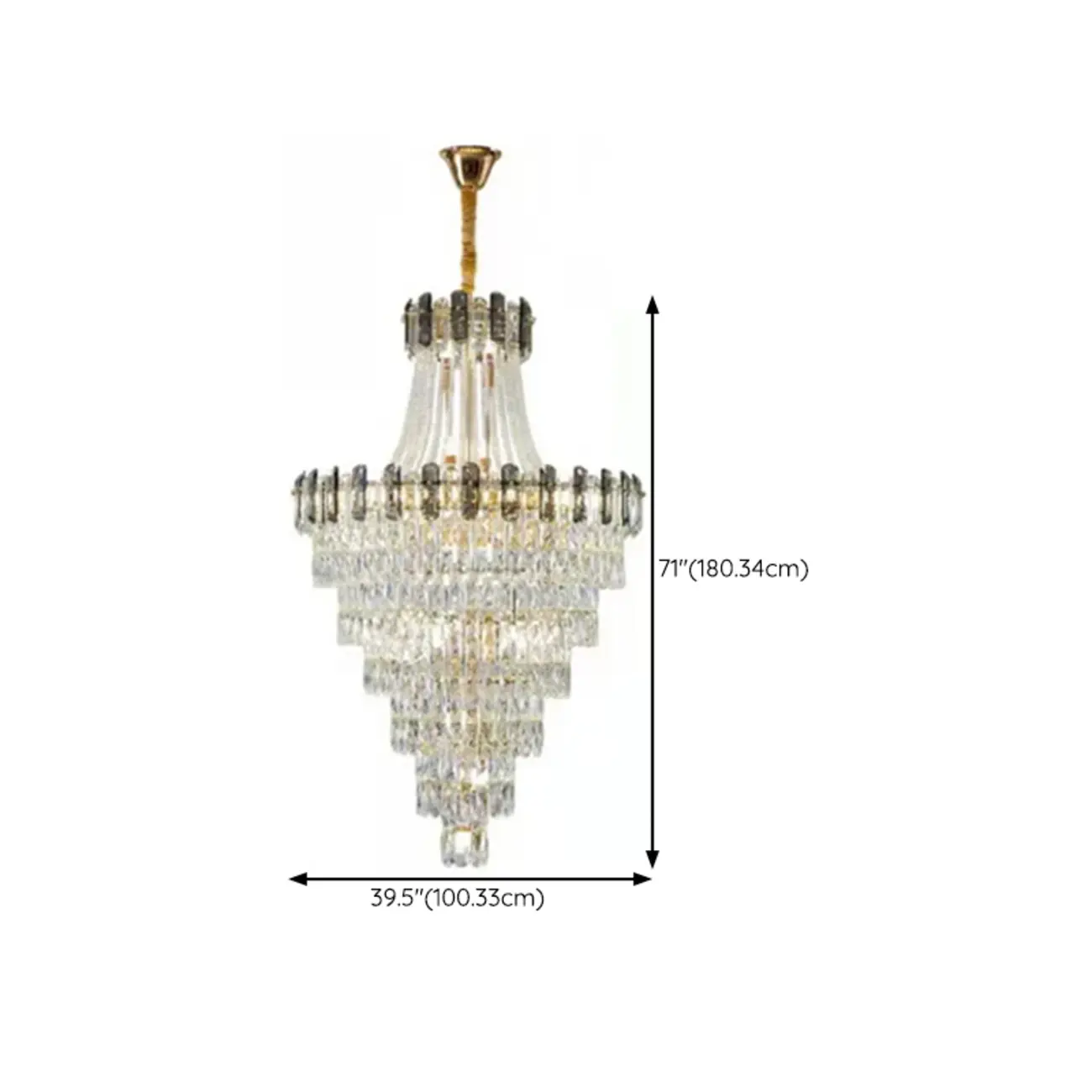 Luxury Long Crystal Chandelier for Elegant Interiors Image - 17 | homeyfad