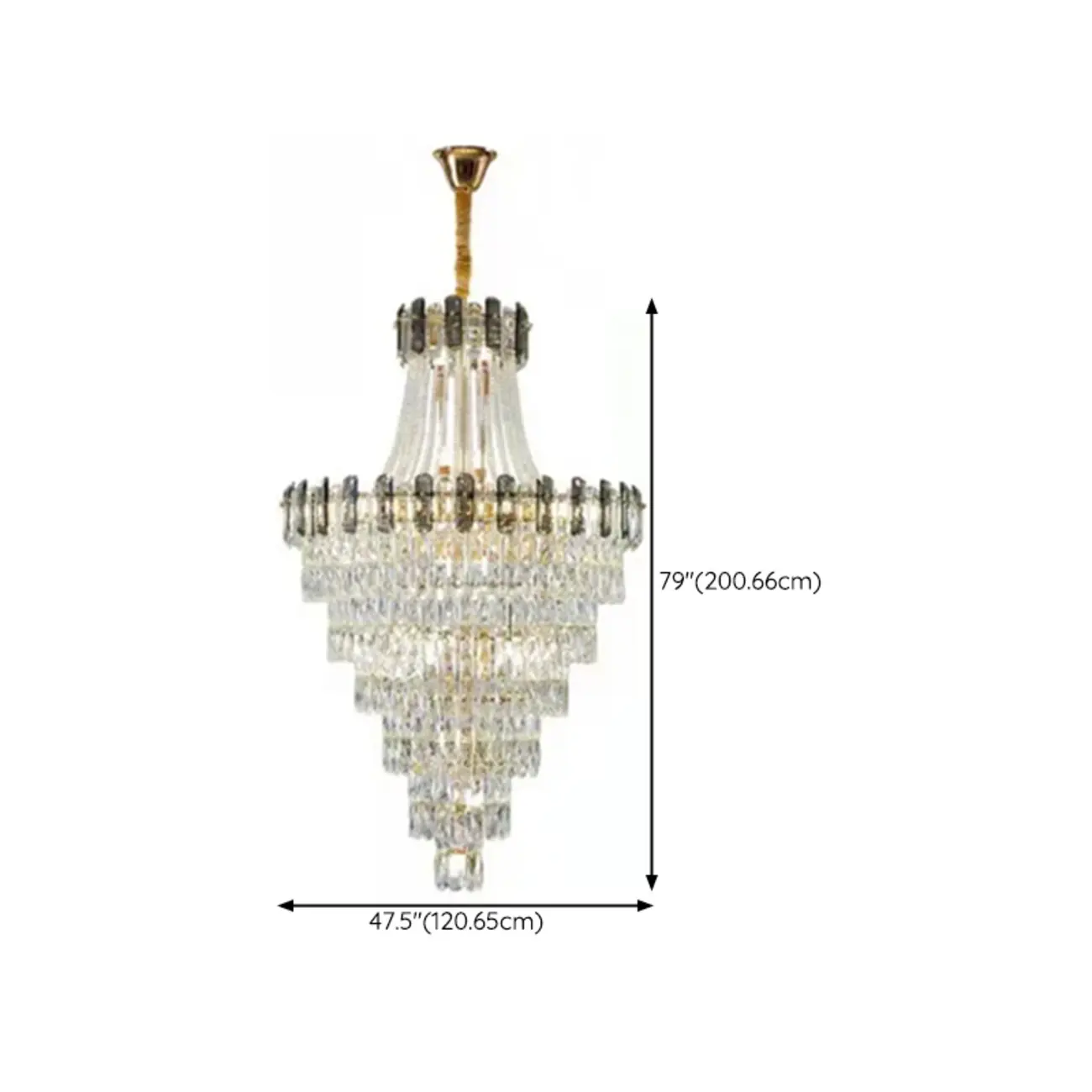 Luxury Long Crystal Chandelier for Elegant Interiors Image - 18 | homeyfad