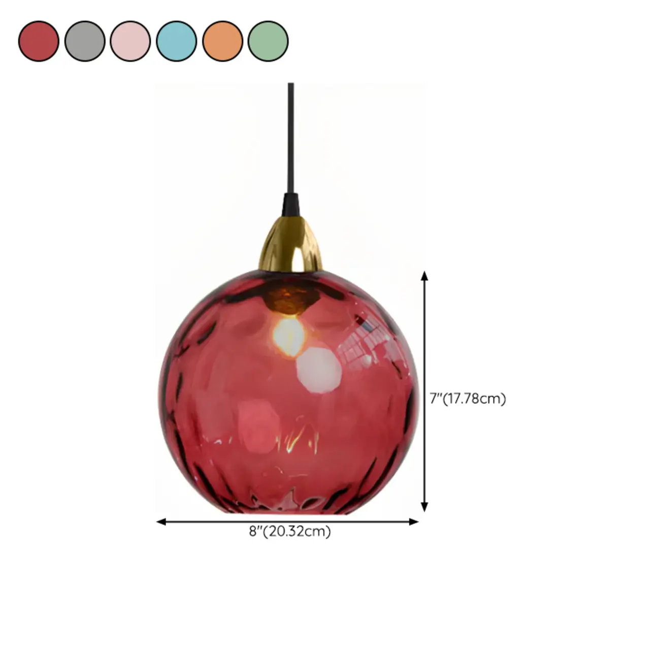 Artistic Stained Glass Globe Pendant Light for Dining Room #size | homeyfad