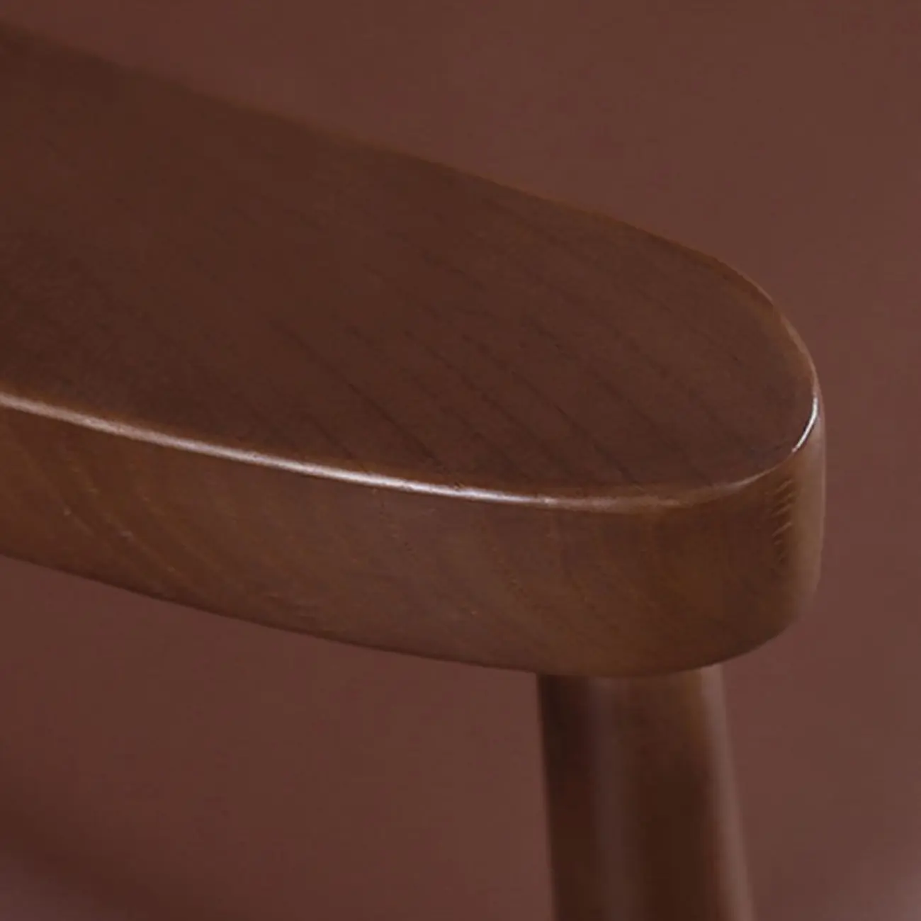 Brown Upholstered Dining Chair with Armrests Image - 10 | homeyfad