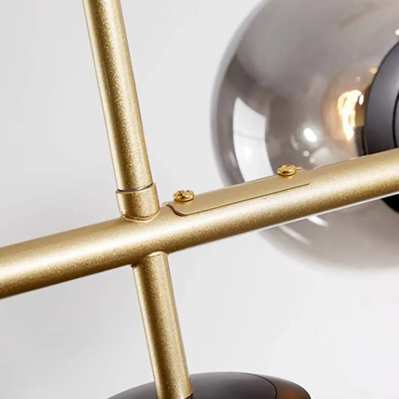 6 Light Glass Globe Island Pendant Light with Adjustable Length Image - 12