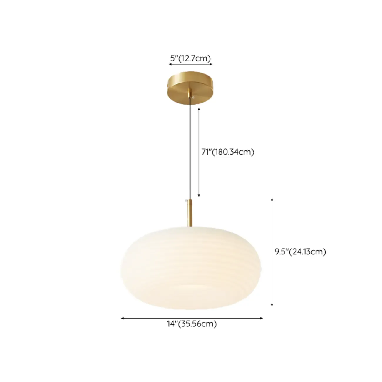 Cream Acrylic Pebble Shape LED Pendant Light for Living Room Image - 16