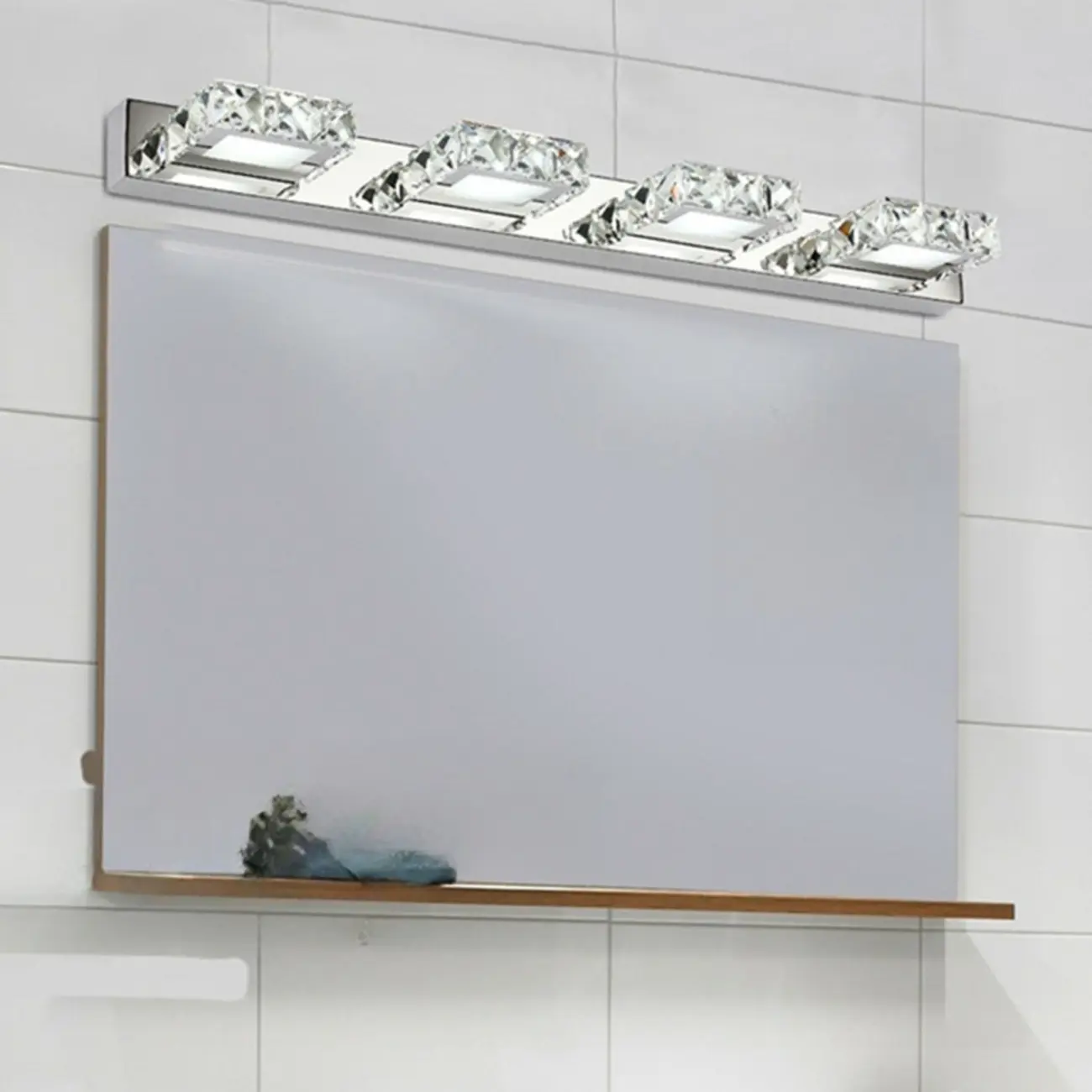 Modern Wall Vanity Mirror Lights with Geometrical Crystal Image - 3 | homeyfad