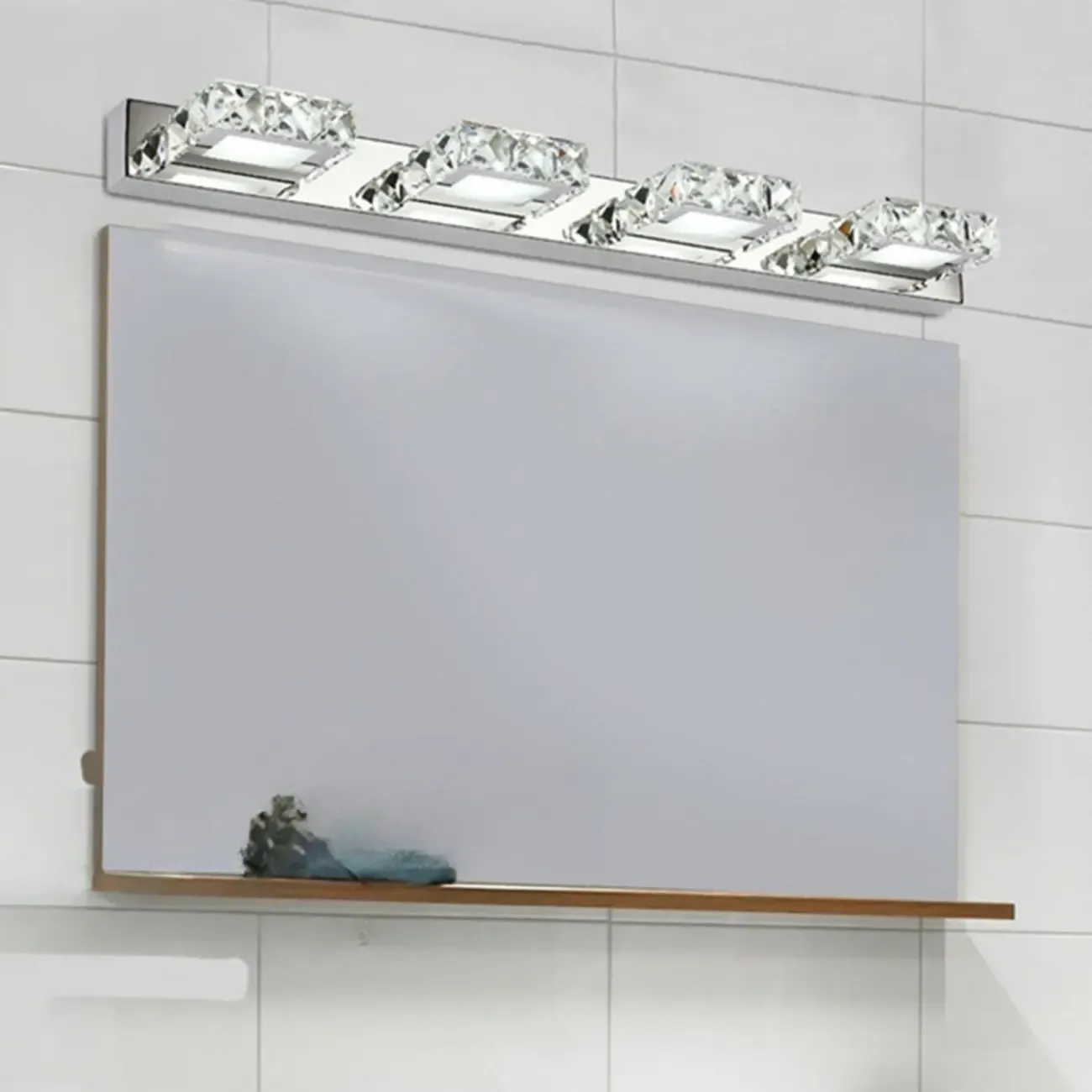 Modern Wall Vanity Mirror Lights with Geometrical Crystal Image - 3