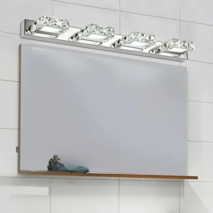 Modern Wall Vanity Mirror Lights with Geometrical Crystal Image - 3