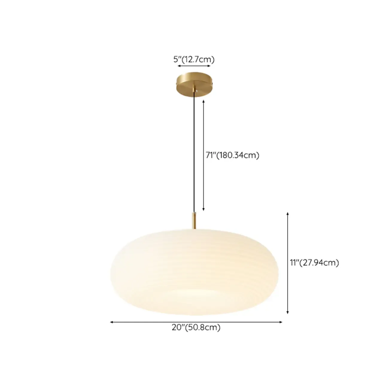 Cream Acrylic Pebble Shape LED Pendant Light for Living Room Image - 17