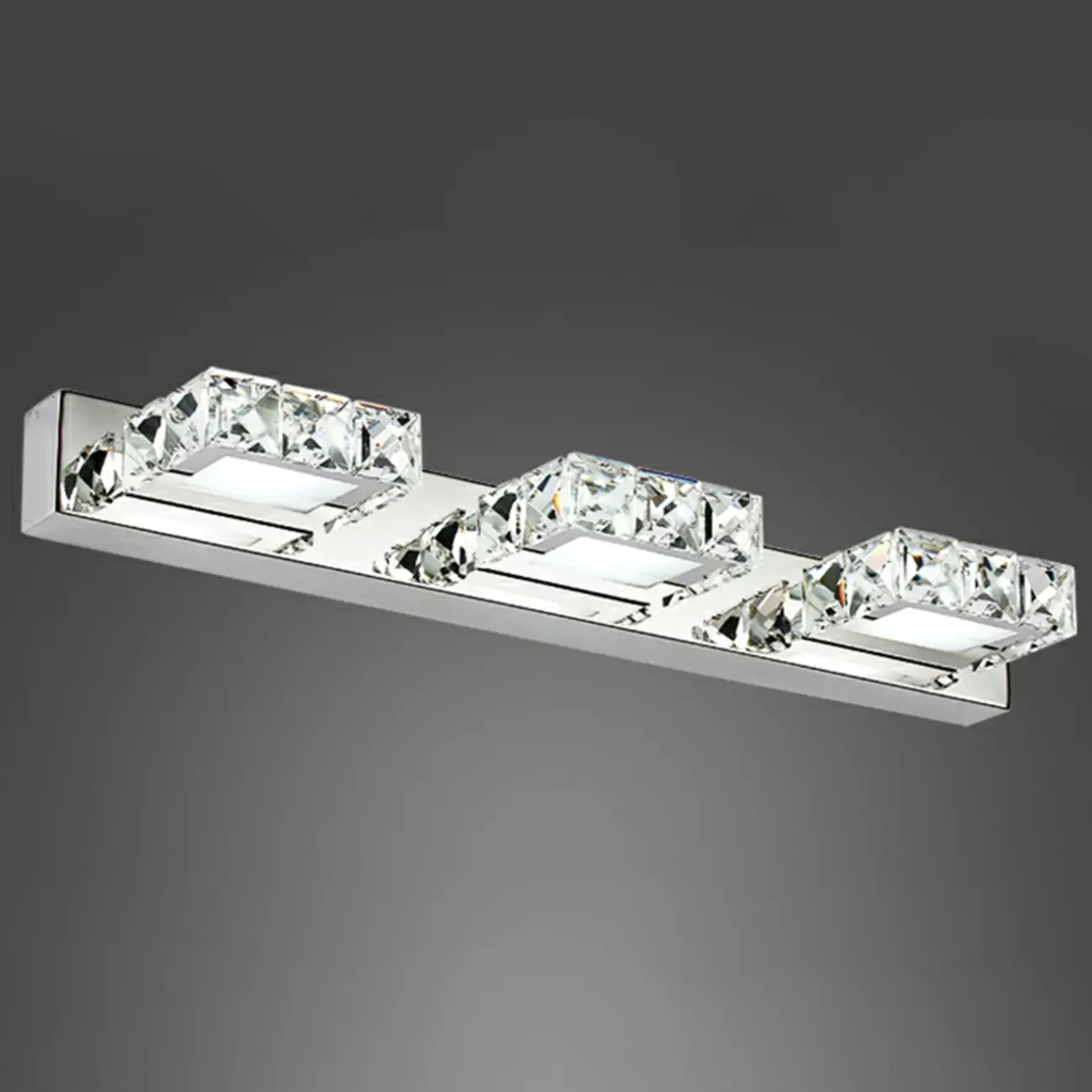 Modern Wall Vanity Mirror Lights with Geometrical Crystal Image - 7 | homeyfad