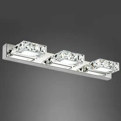 Modern Wall Vanity Mirror Lights with Geometrical Crystal Image - 7