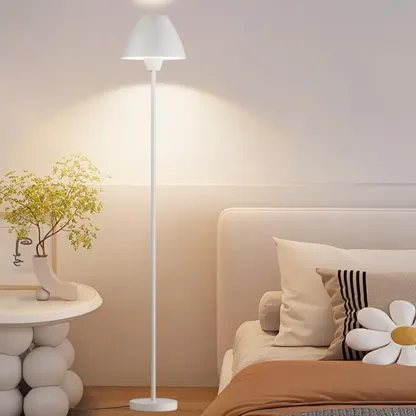 Minimalist Adjustable Floor Lamp with Shade for Living Room Image - 1