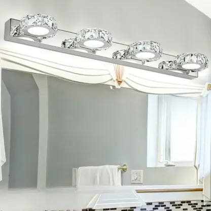 Modern Wall Vanity Mirror Lights with Geometrical Crystal Image - 9