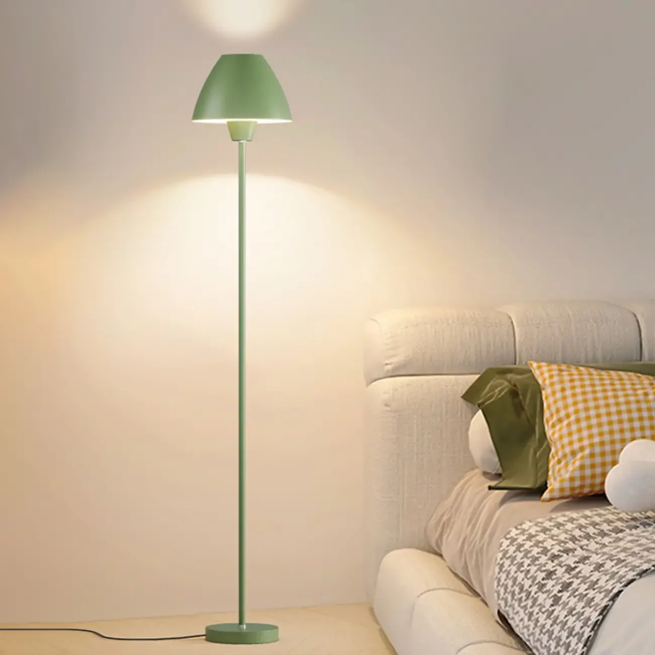 Minimalist Adjustable Floor Lamp with Shade for Living Room Image - 2