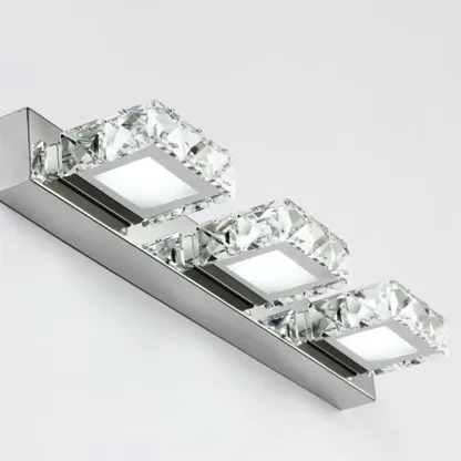 Modern Wall Vanity Mirror Lights with Geometrical Crystal Image - 13