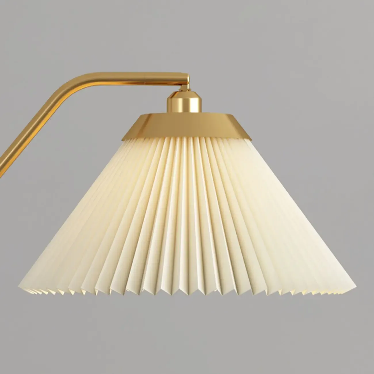 Oriental LED Floor Lamp with Attached End Table for Bedroom Image - 8