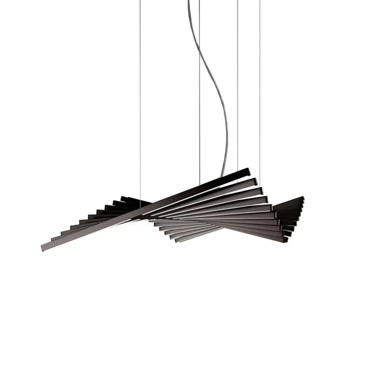 Geometric Linear Island Light with Remote Control Stepless Dimming Image - 5