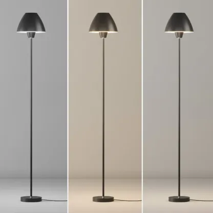Minimalist Adjustable Floor Lamp with Shade for Living Room Image - 11
