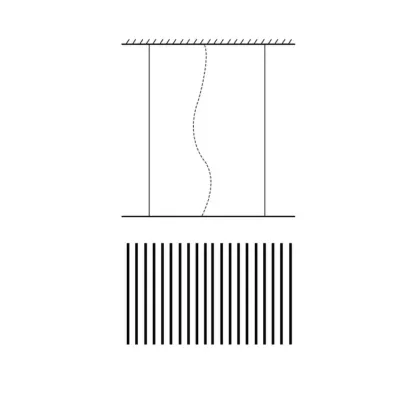 Geometric Linear Island Light with Remote Control Stepless Dimming Image - 7