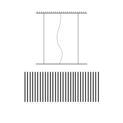 Geometric Linear Island Light with Remote Control Stepless Dimming Image - 8