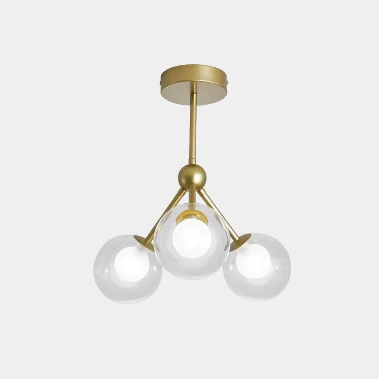 Modern Glass Globes LED Chandelier with Sputnik Design Image - 13