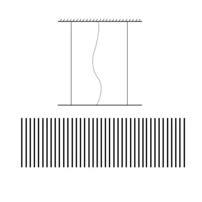 Geometric Linear Island Light with Remote Control Stepless Dimming Image - 9
