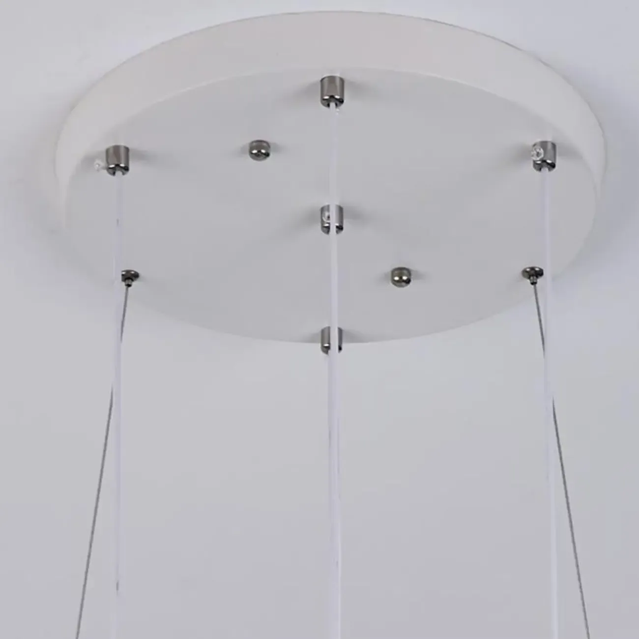 Modern 4-Light LED Chandelier with Unique House Design  Image - 11