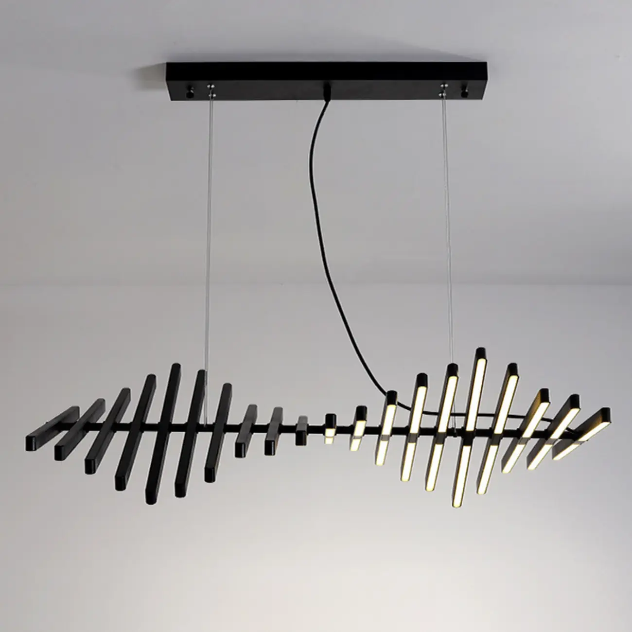 Geometric Linear Island Light with Remote Control Stepless Dimming Image - 10 | homeyfad