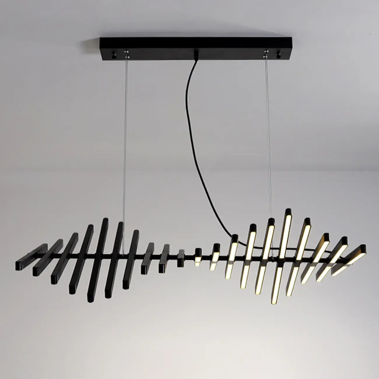Geometric Linear Island Light with Remote Control Stepless Dimming Image - 10