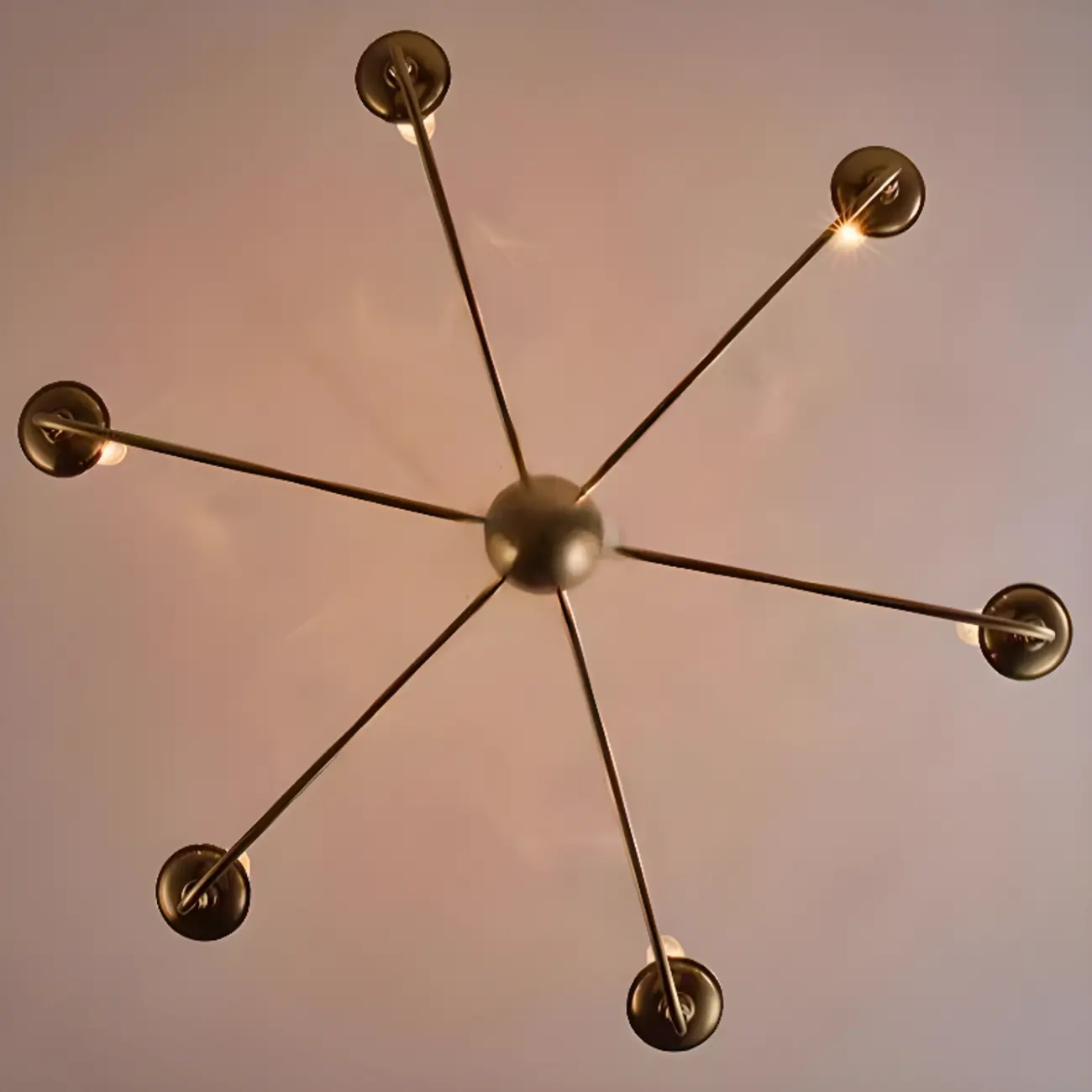 Vintage metal Candelabra Chandelier with adaptive height  Image - 17 | homeyfad
