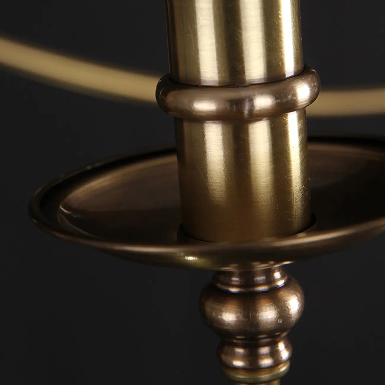 Vintage metal Candelabra Chandelier with adaptive height  Image - 18 | homeyfad