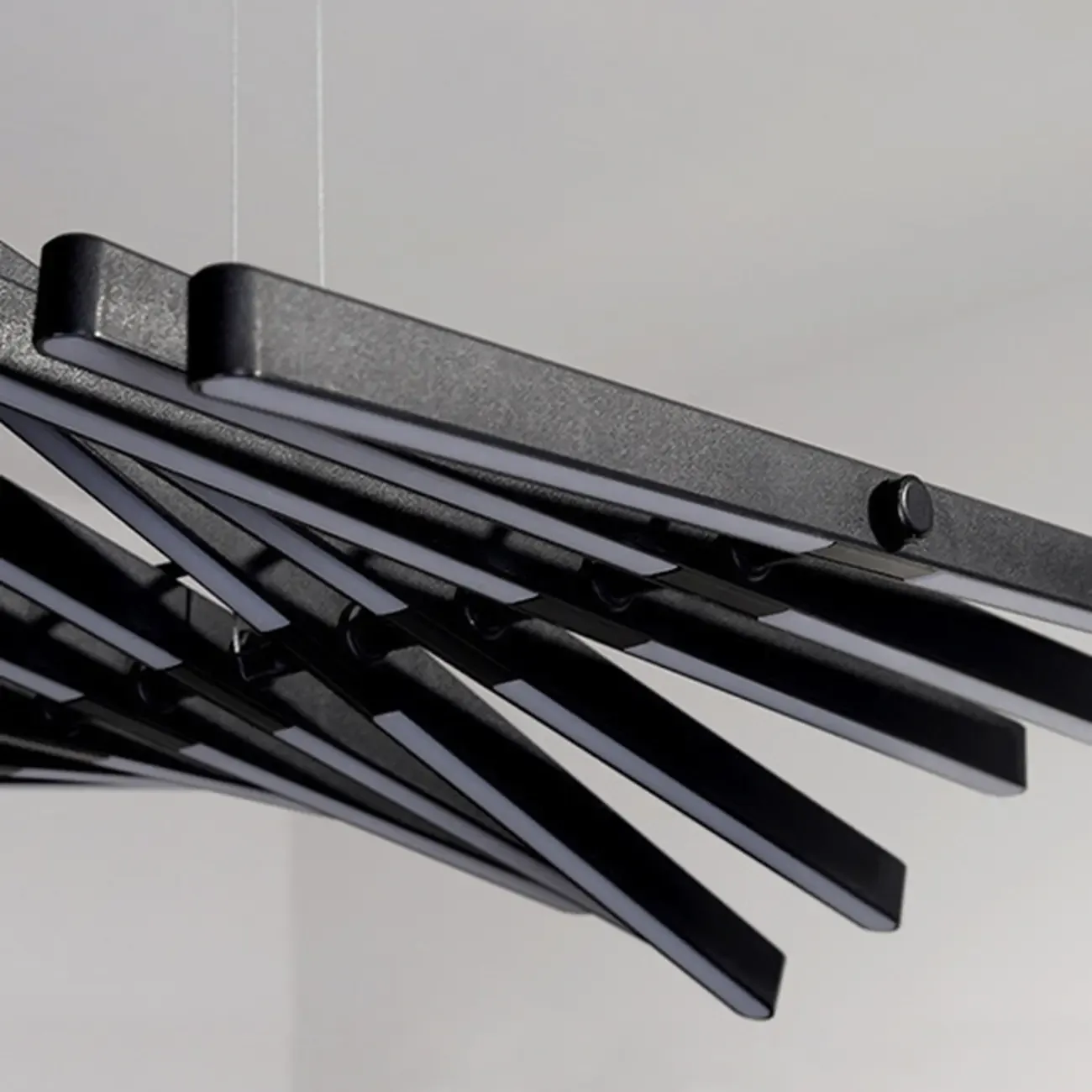Geometric Linear Island Light with Remote Control Stepless Dimming Image - 12