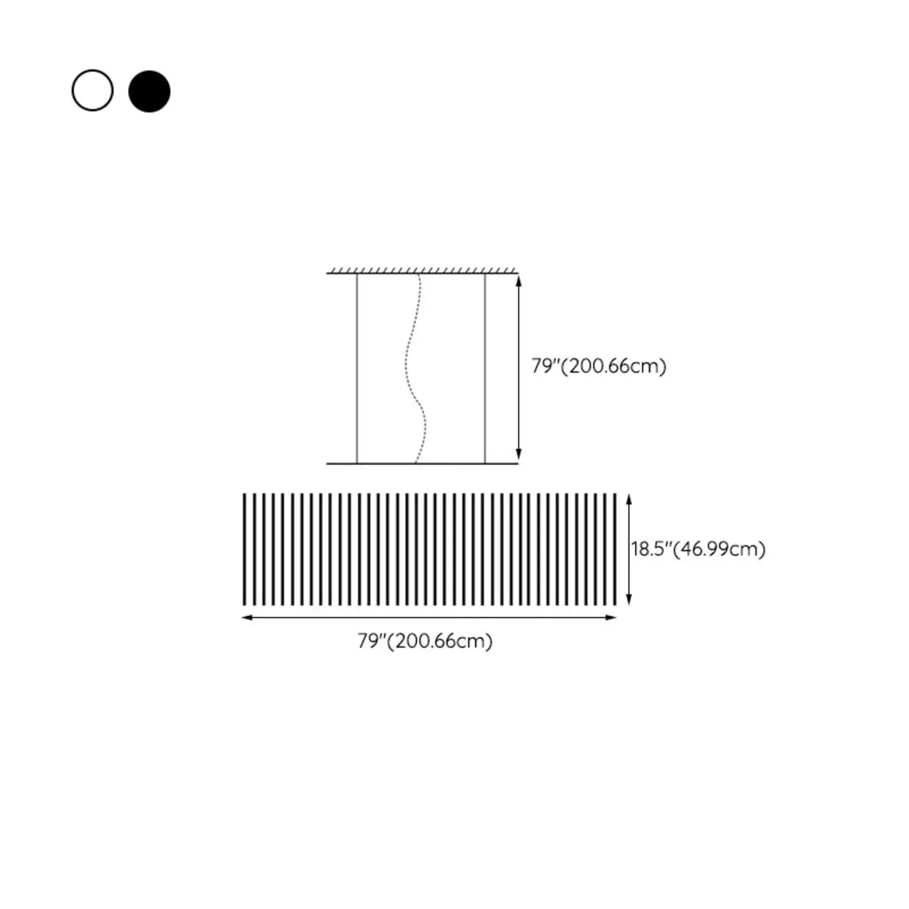 Geometric Linear Island Light with Remote Control Stepless Dimming Image - 17 | homeyfad