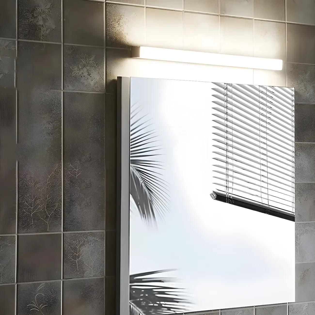 Modern LED Vanity Wall Lights with Geometric Design Image - 3