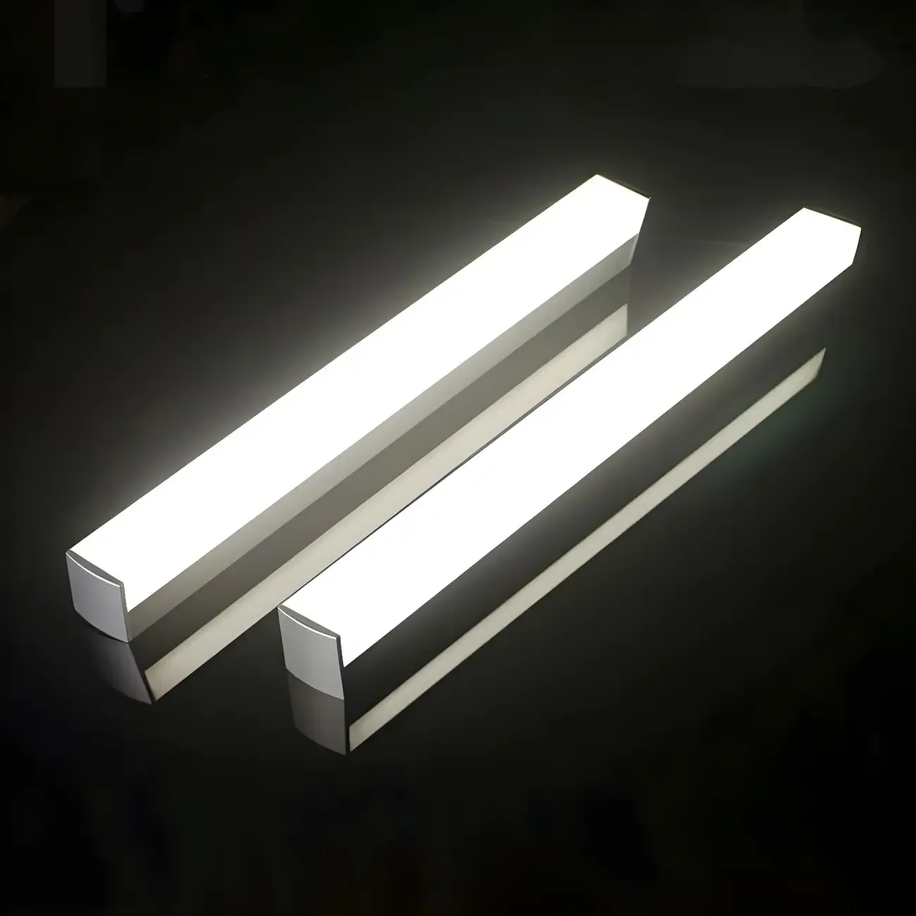 Modern LED Vanity Wall Lights with Geometric Design Image - 4