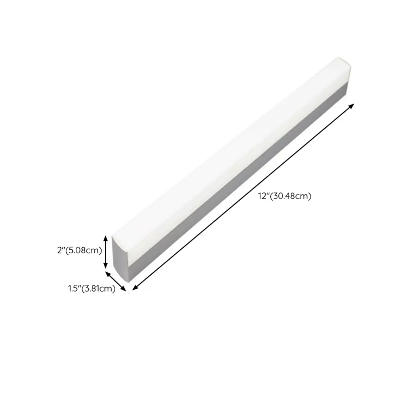 Modern LED Vanity Wall Lights  with Geometric Design #size