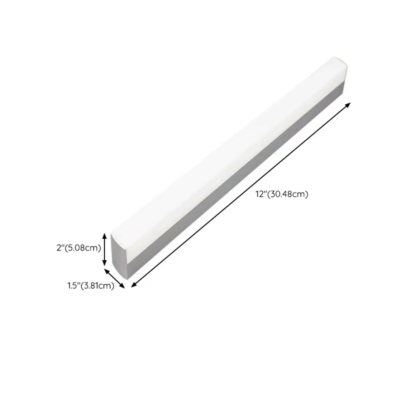Modern LED Vanity Wall Lights with Geometric Design #size