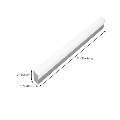 Modern LED Vanity Wall Lights  with Geometric Design #size
