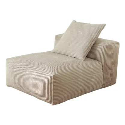 Scandinavian Living Room Reclining Sofa Chaise Lounge Loveseat with Pillow Image - 7