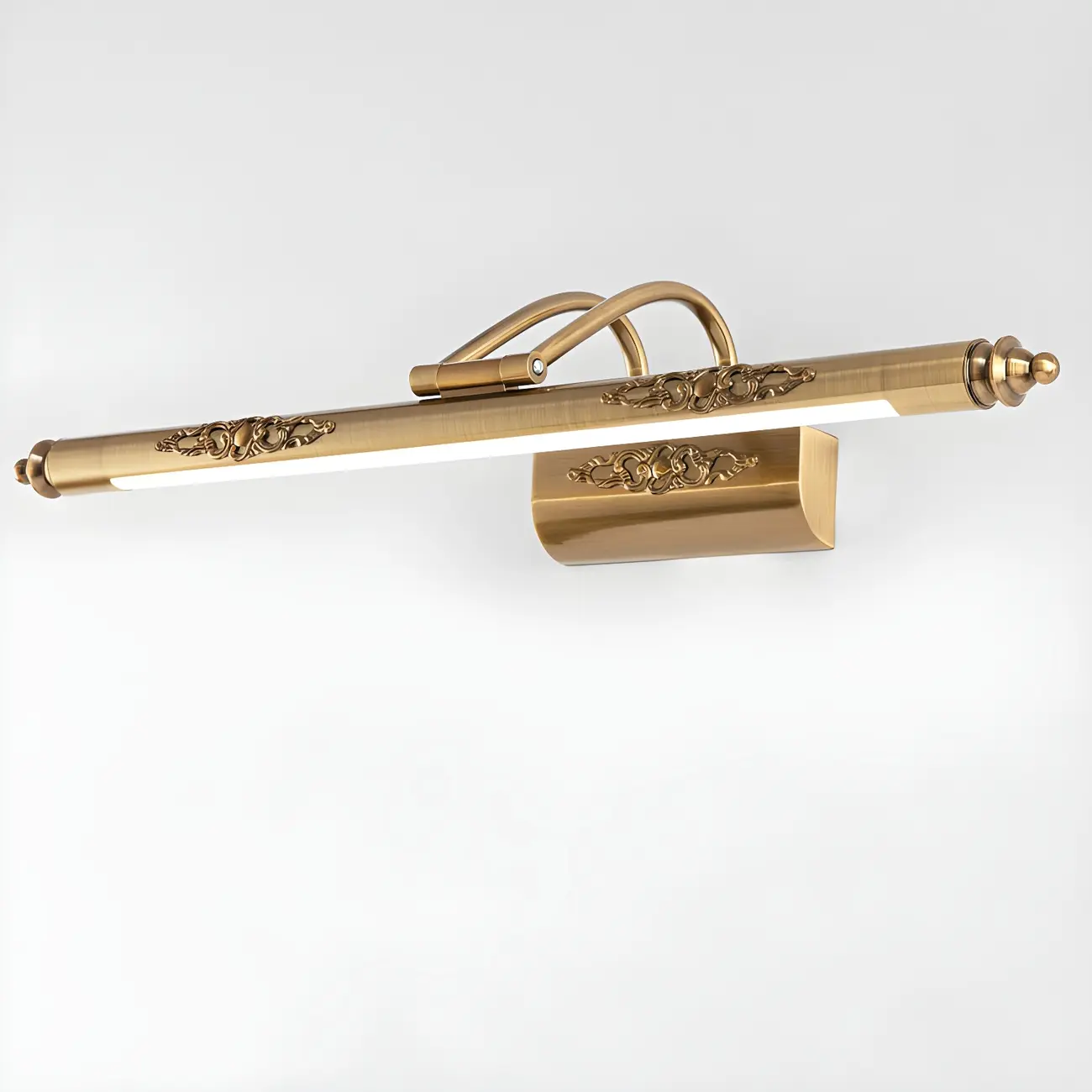 Gold Geometric LED Bathroom Vanity Mirror Lights Image - 2 | homeyfad